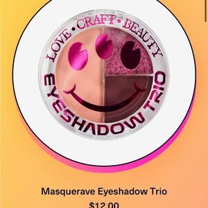 Sold~Masquerave Eyeshadow Trio - Pink, Brown, Purple (Love, Craft, Beauty)